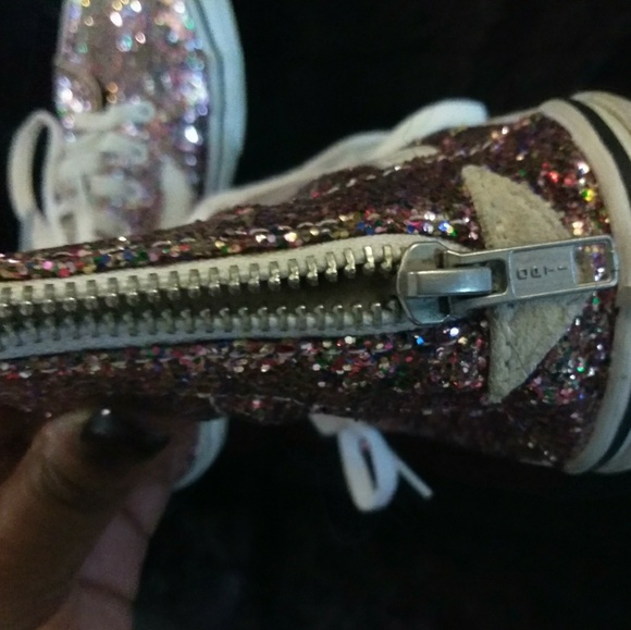 Uni sex Vans Glitter shoe size 8(mens) - Picture 3 of 4
